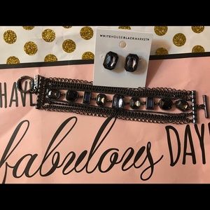 Earring and bracelet set